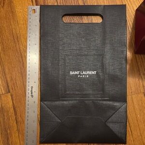 Saint Laurent Textured Black Men's Bag